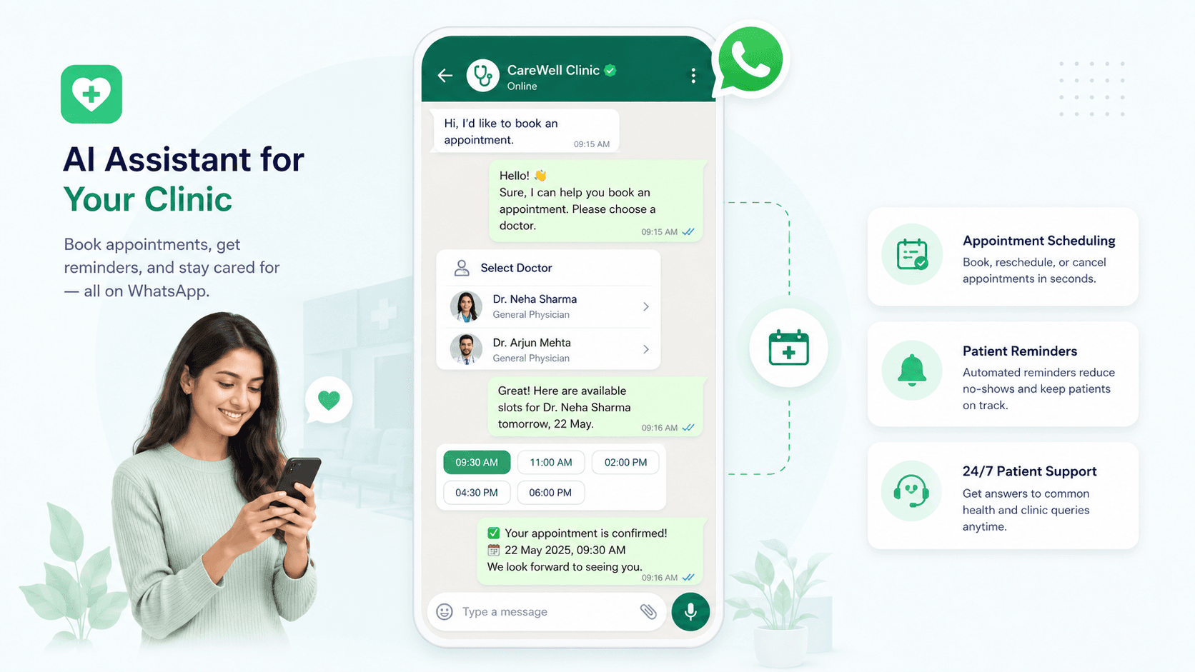 Streamline appointment scheduling and patient communication