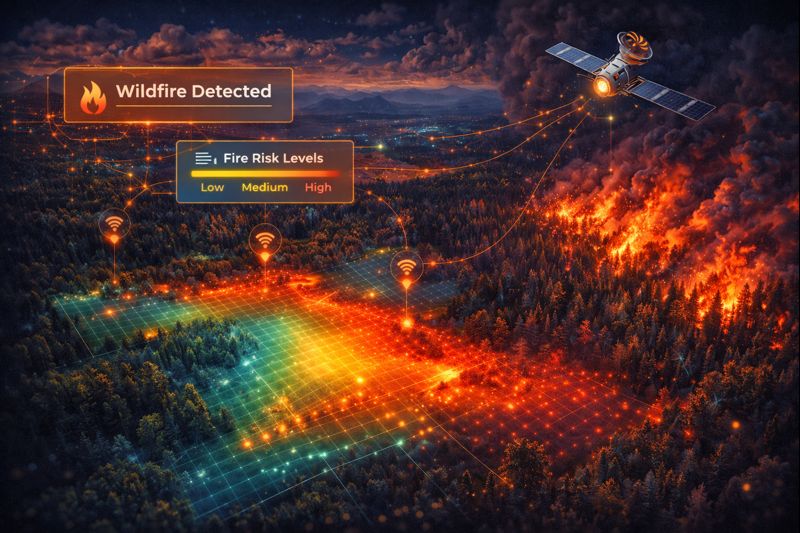 🔥🌍 AI for Wildfire Detection and Prediction: From Satellites to Risk ...
